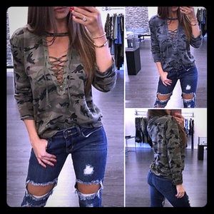 WOMEN’S Camo Army Tunic Short Sleeve T-Shirt 💚🖤